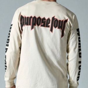 Pacsun Justin Bieber Purpose Tour Long Sleeve Tee